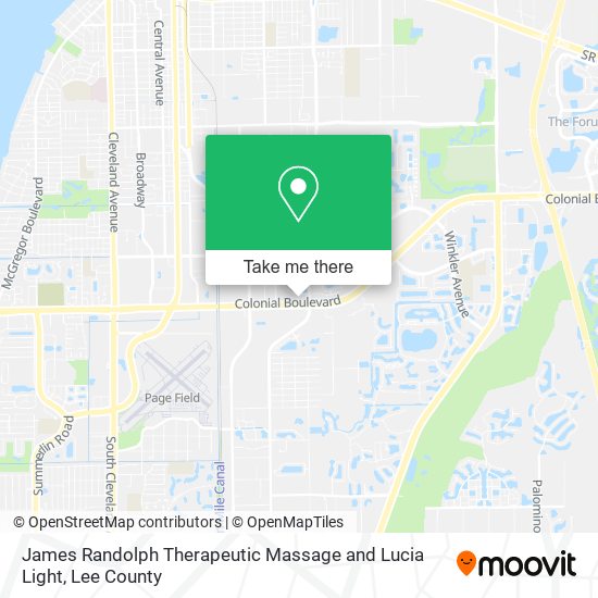 James Randolph Therapeutic Massage and Lucia Light map