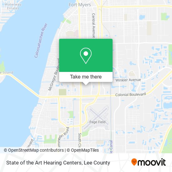 State of the Art Hearing Centers map