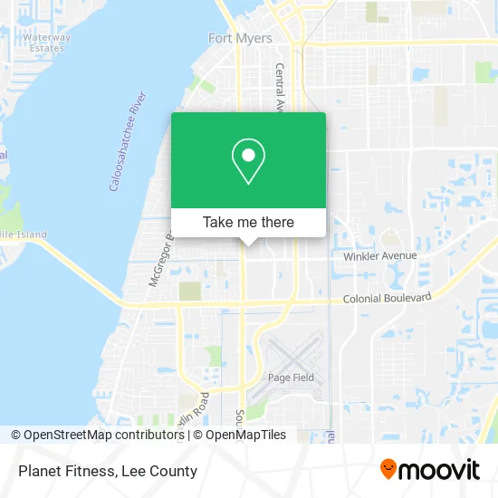 Planet Fitness map