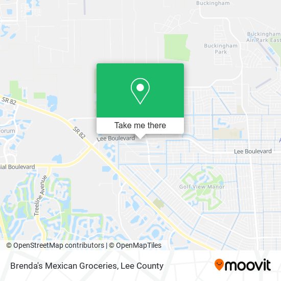 Brenda's Mexican Groceries map