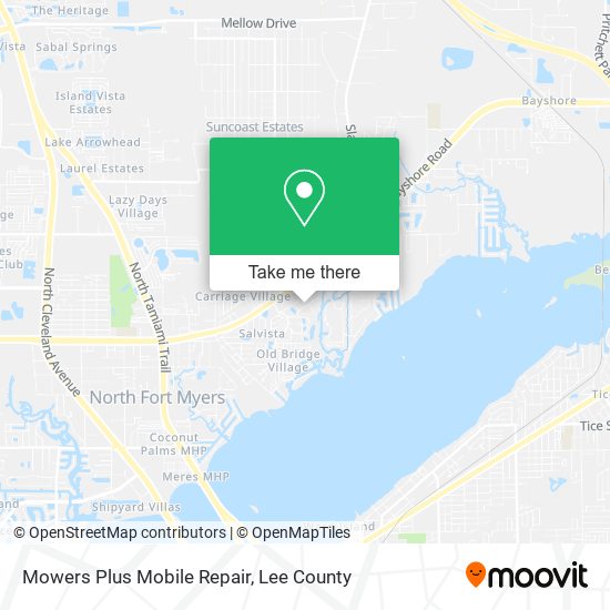 Mapa de Mowers Plus Mobile Repair