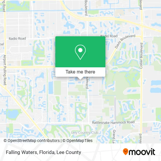 Falling Waters, Florida map
