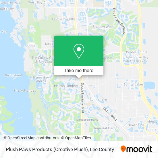 Plush Paws Products (Creative Plush) map