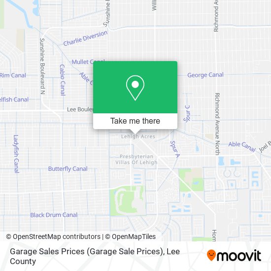 Garage Sales Prices (Garage Sale Prices) map