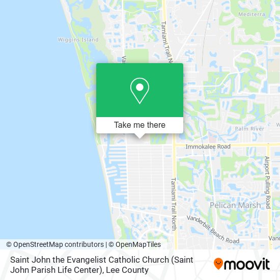 Mapa de Saint John the Evangelist Catholic Church (Saint John Parish Life Center)