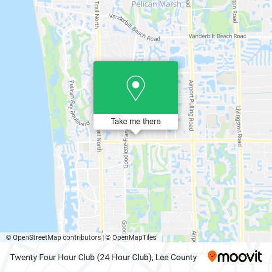 Mapa de Twenty Four Hour Club (24 Hour Club)