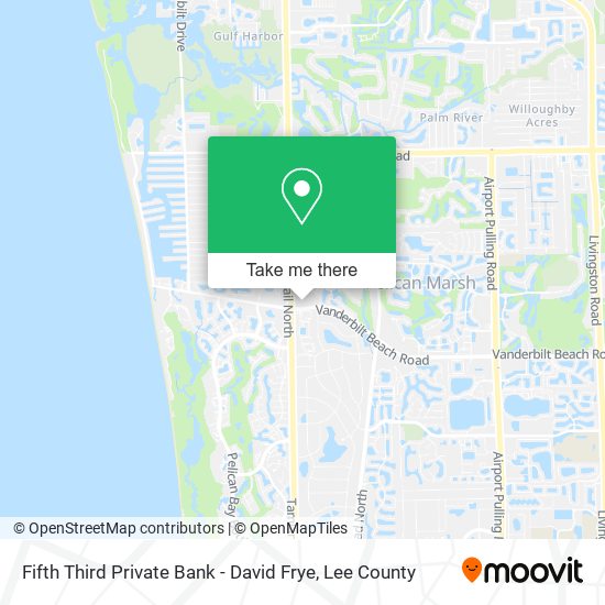 Mapa de Fifth Third Private Bank - David Frye