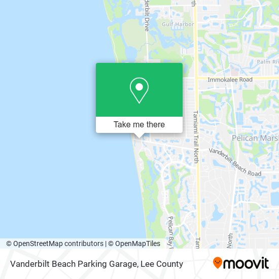 Mapa de Vanderbilt Beach Parking Garage