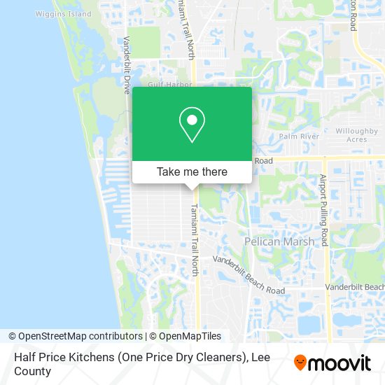 Half Price Kitchens (One Price Dry Cleaners) map