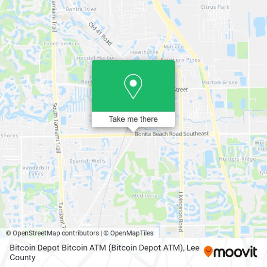 Mapa de Bitcoin Depot Bitcoin ATM