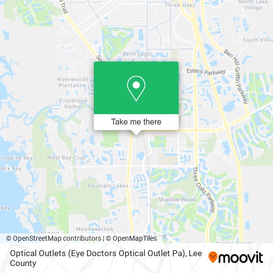 Optical Outlets (Eye Doctors Optical Outlet Pa) map