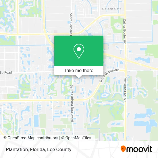 Plantation, Florida map