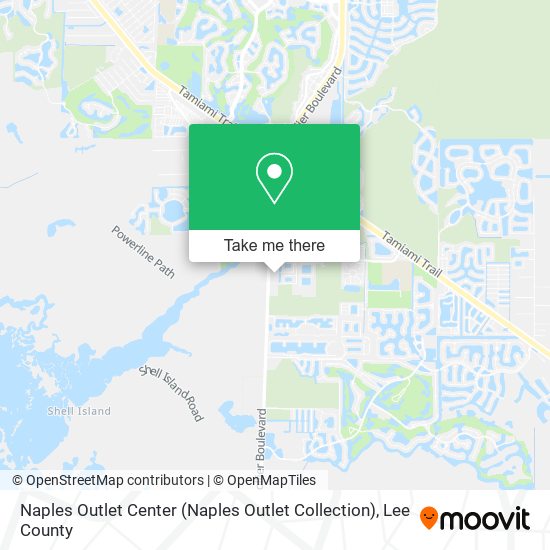 Mapa de Naples Outlet Center (Naples Outlet Collection)