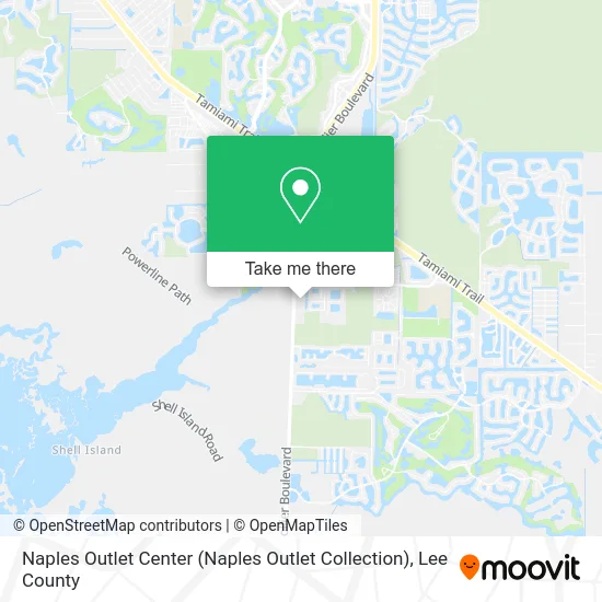 Naples Outlet Center (Naples Outlet Collection) map