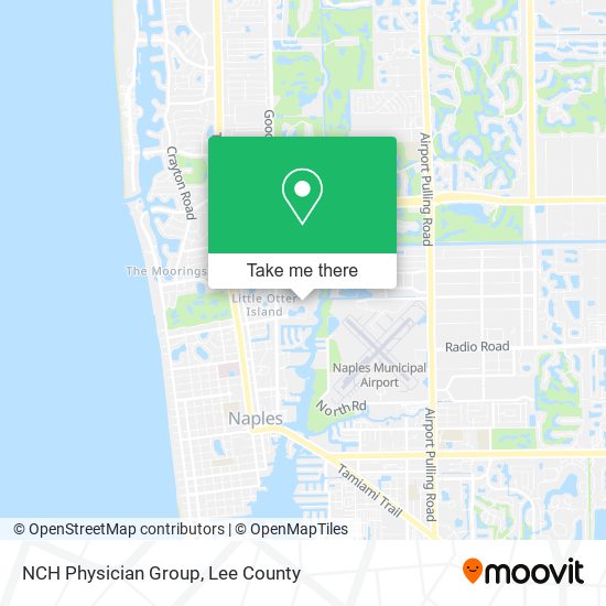 NCH Physician Group map