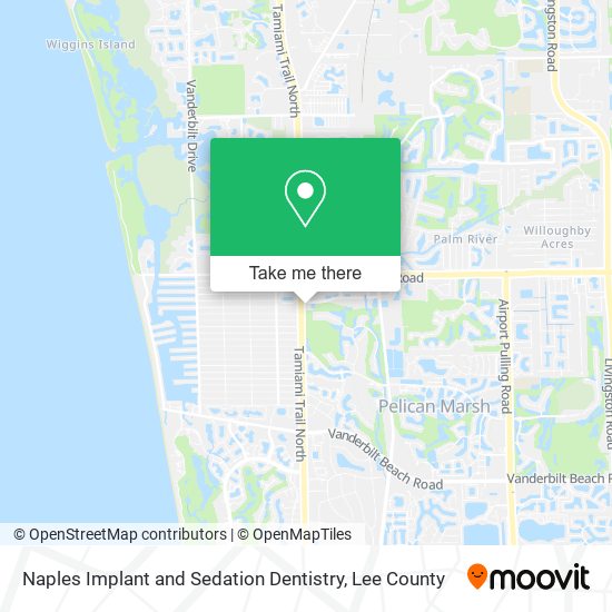 Mapa de Naples Implant and Sedation Dentistry