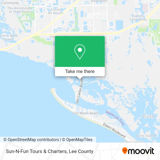 Sun-N-Fun Tours & Charters map
