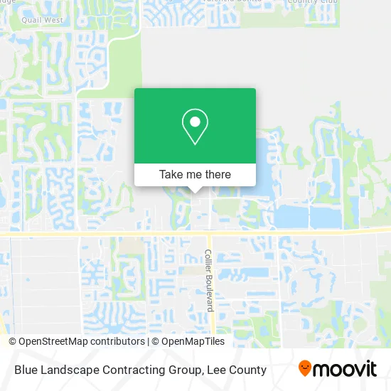Blue Landscape Contracting Group map