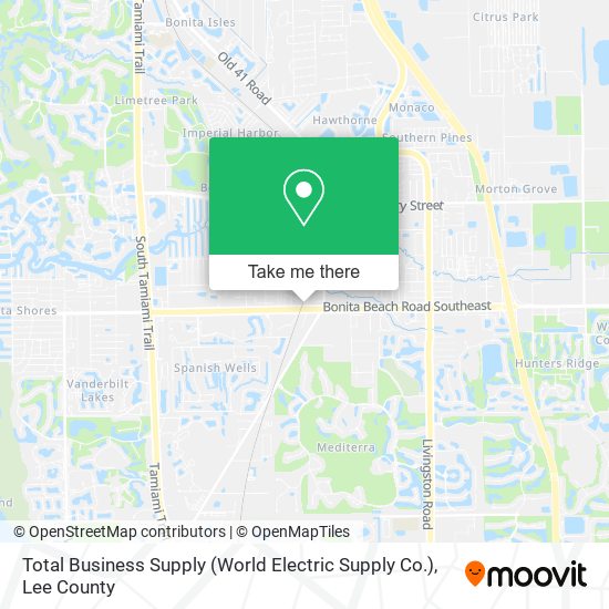 Total Business Supply (World Electric Supply Co.) map