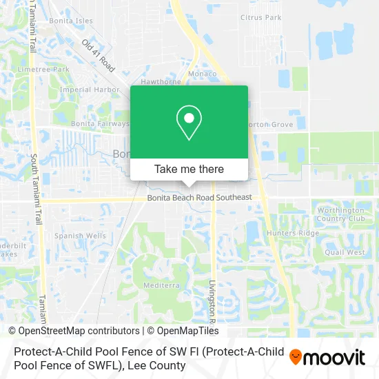 Protect-A-Child Pool Fence of SW Fl map