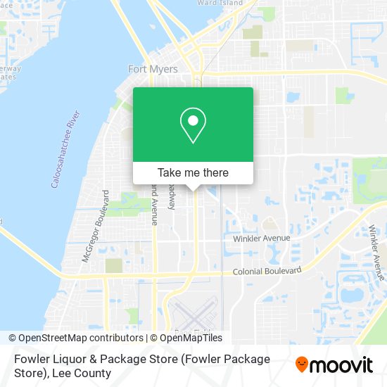 Mapa de Fowler Liquor & Package Store