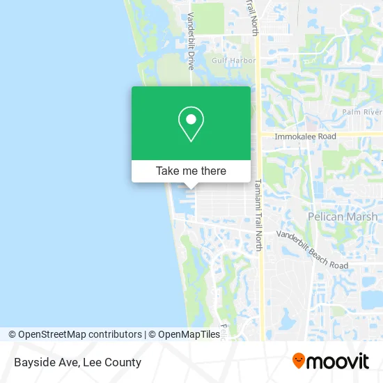 Bayside Ave map