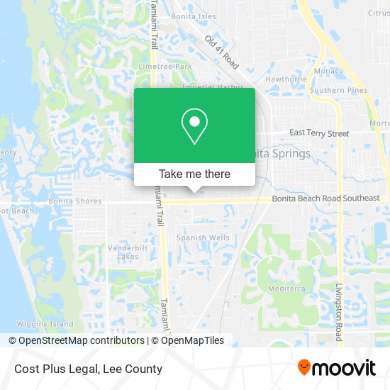 Cost Plus Legal map