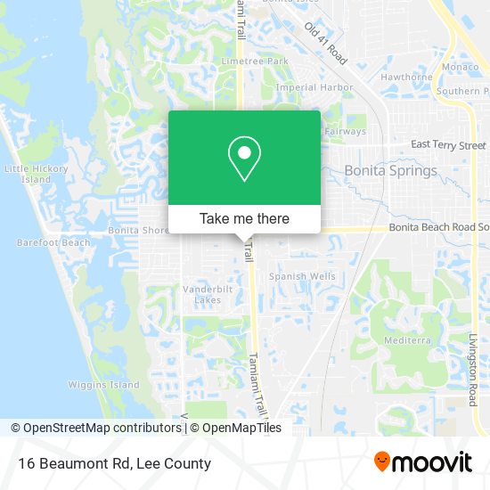 How to get to 16 Beaumont Rd in Bonita Springs by Bus