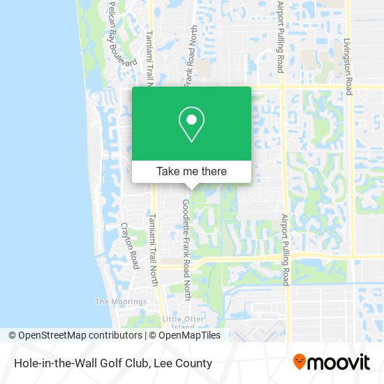 Hole-in-the-Wall Golf Club map