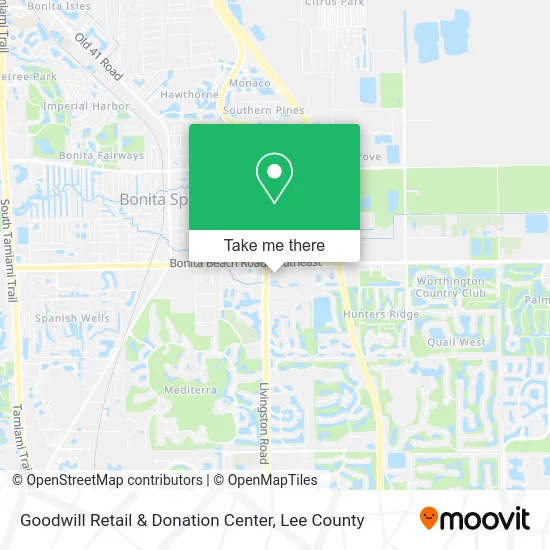 Goodwill Retail & Donation Center map