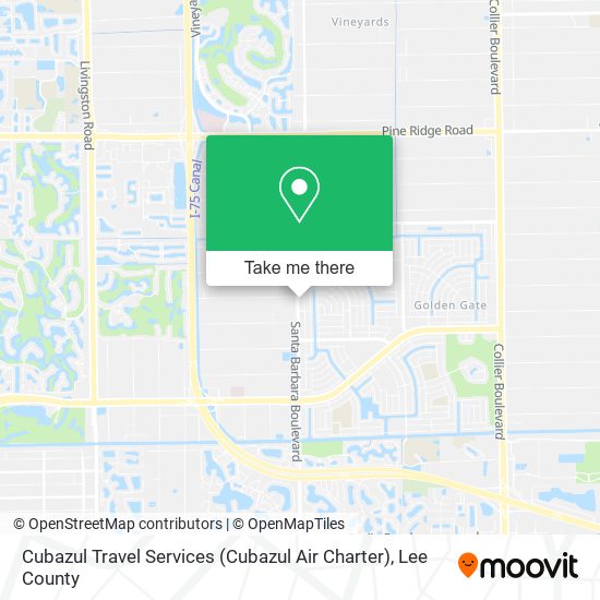 Mapa de Cubazul Travel Services (Cubazul Air Charter)