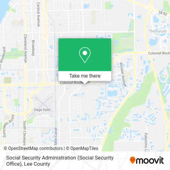Social Security Administration (Social Security Office) map