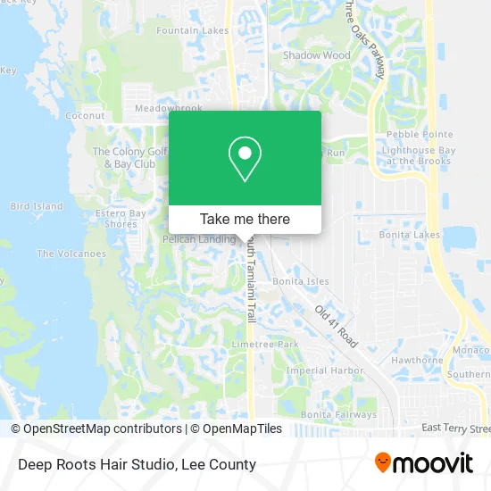 Deep Roots Hair Studio map