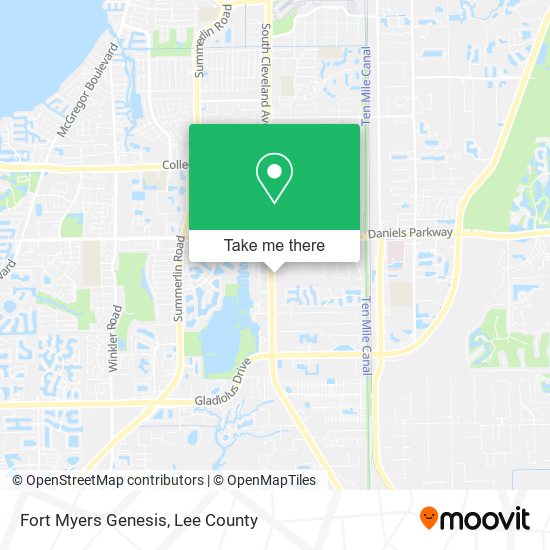 Fort Myers Genesis map