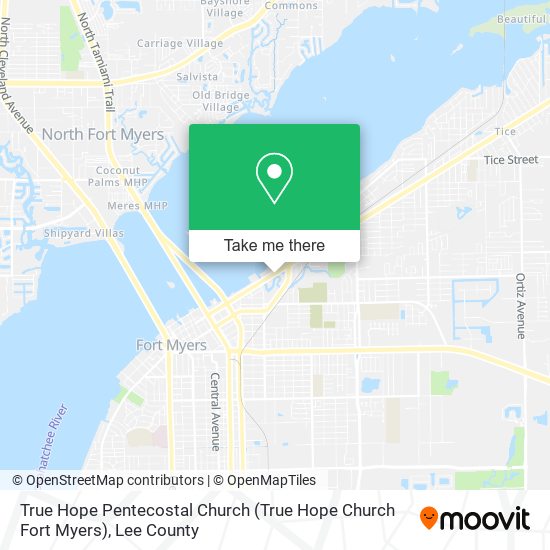 True Hope Pentecostal Church (True Hope Church Fort Myers) map