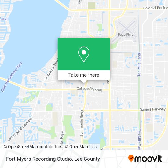 Fort Myers Recording Studio map