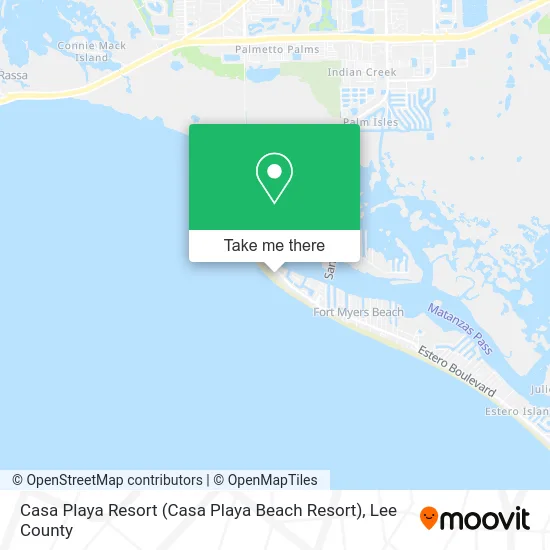 Casa Playa Resort map