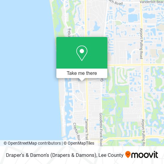 Draper's & Damon's (Drapers & Damons) map