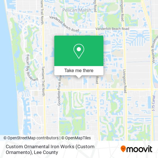 Mapa de Custom Ornamental Iron Works (Custom Ornamento)