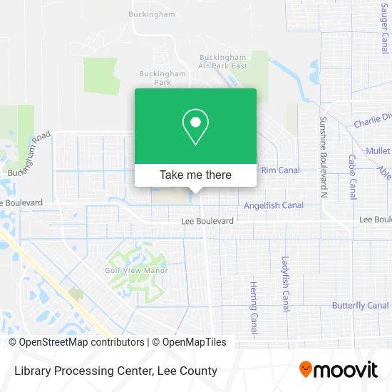 Library Processing Center map