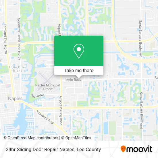 24hr Sliding Door Repair Naples map