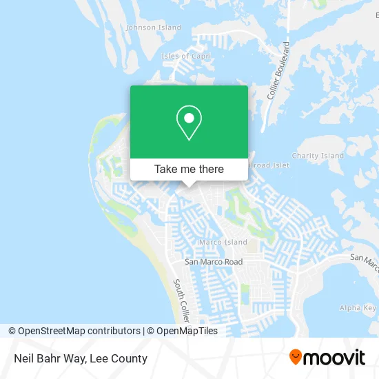 Neil Bahr Way map