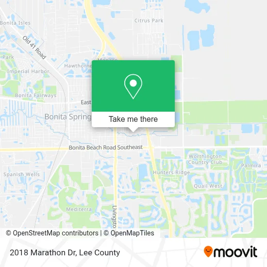 2018 Marathon Dr map