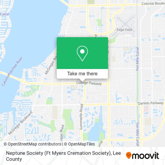 Mapa de Neptune Society (Ft Myers Cremation Society)