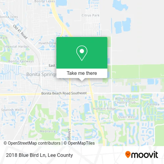 2018 Blue Bird Ln map