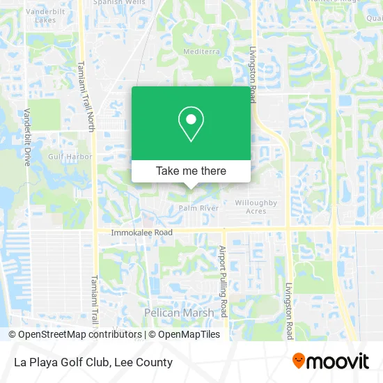 La Playa Golf Club map