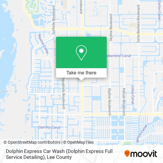 Dolphin Express Car Wash (Dolphin Express Full Service Detailing) map