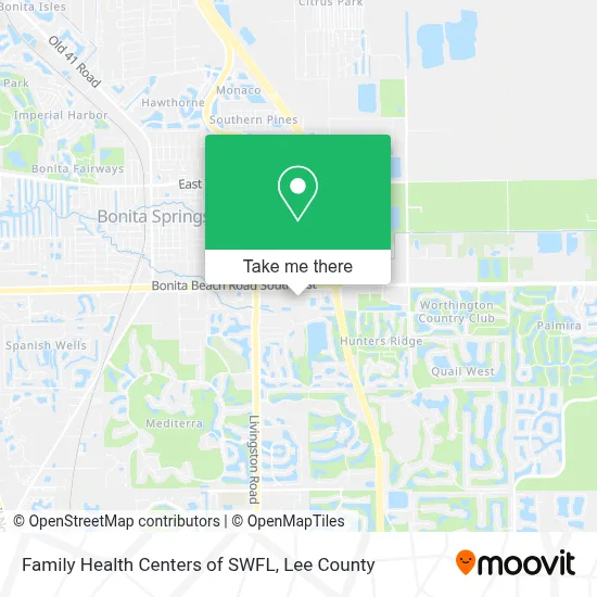Family Health Centers of SWFL map