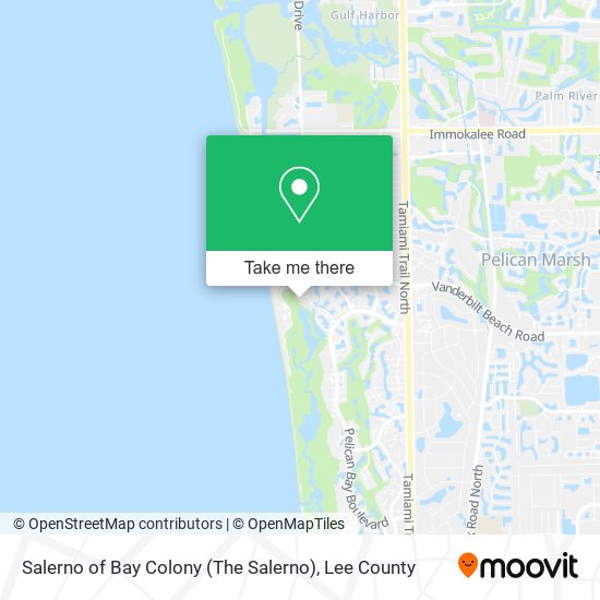 Salerno of Bay Colony (The Salerno) map