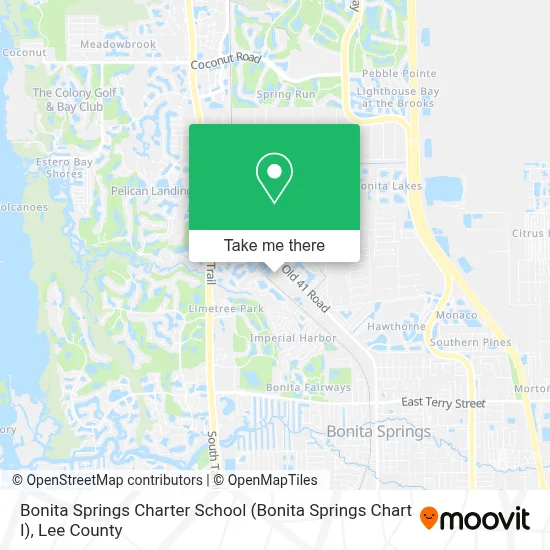 Bonita Springs Charter School (Bonita Springs Chart I) map